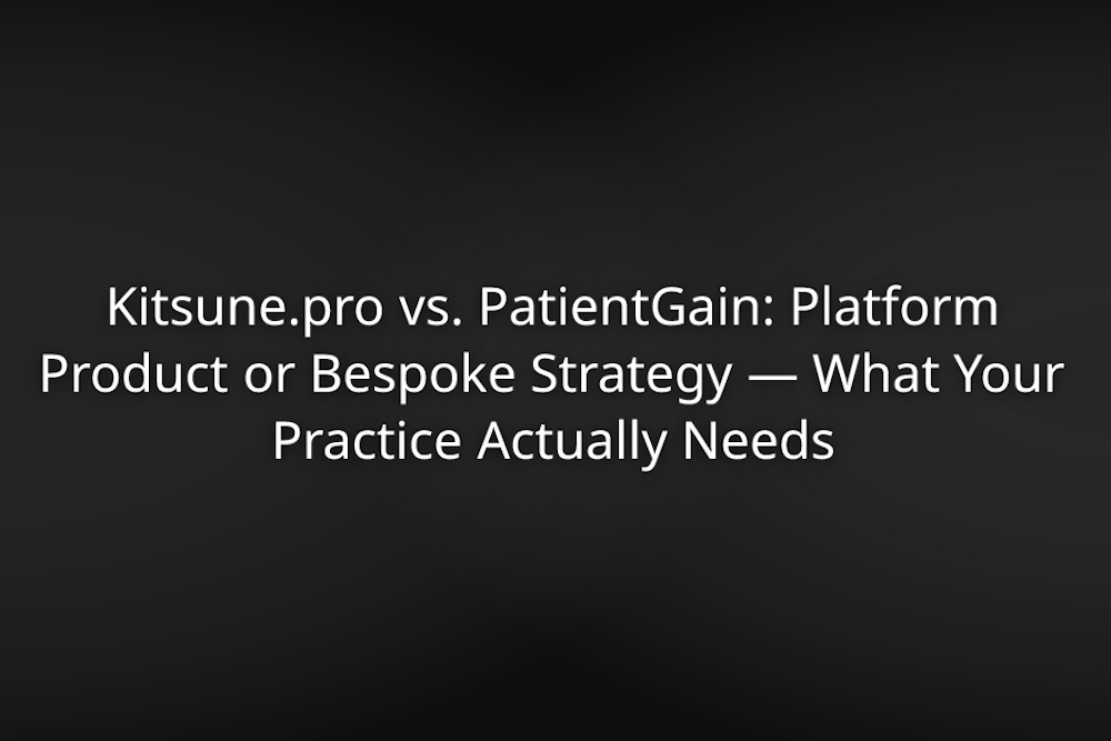 Kitsune.pro vs. PatientGain